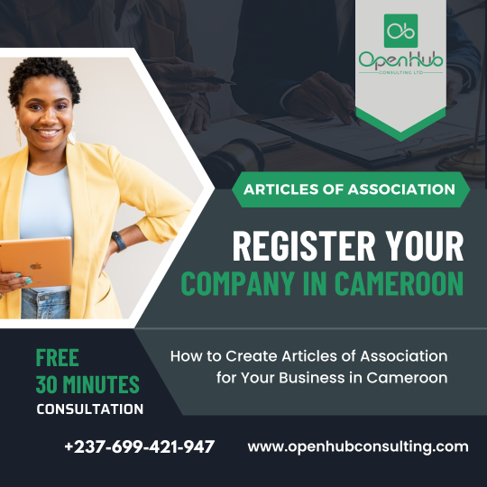 Articles of Association - Register Your Business in Cameroon