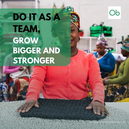 Do It as a Team, Grow Bigger and Stronger